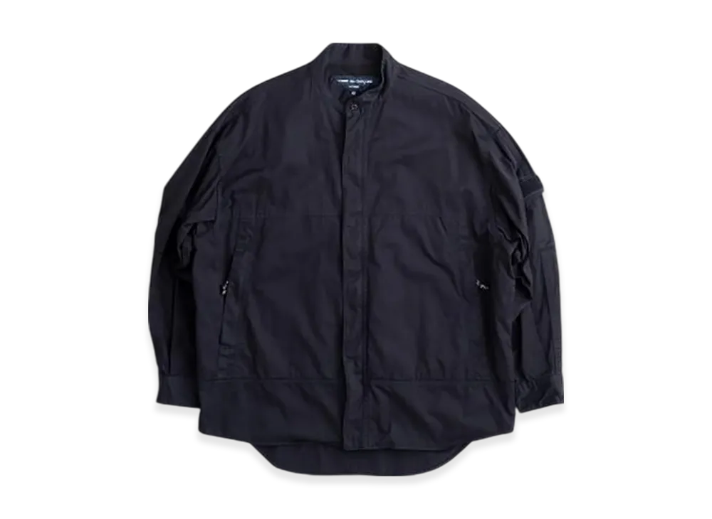 COMME des GARCONS HOMME Cotton Gabardine Garment Dye Miltary Jk "Black"