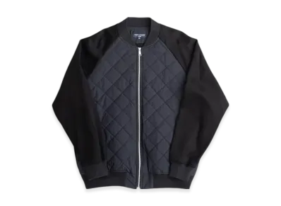 COMME des GARCONS HOMME Cotton Double FaceC/N Tusser Jk "Black"