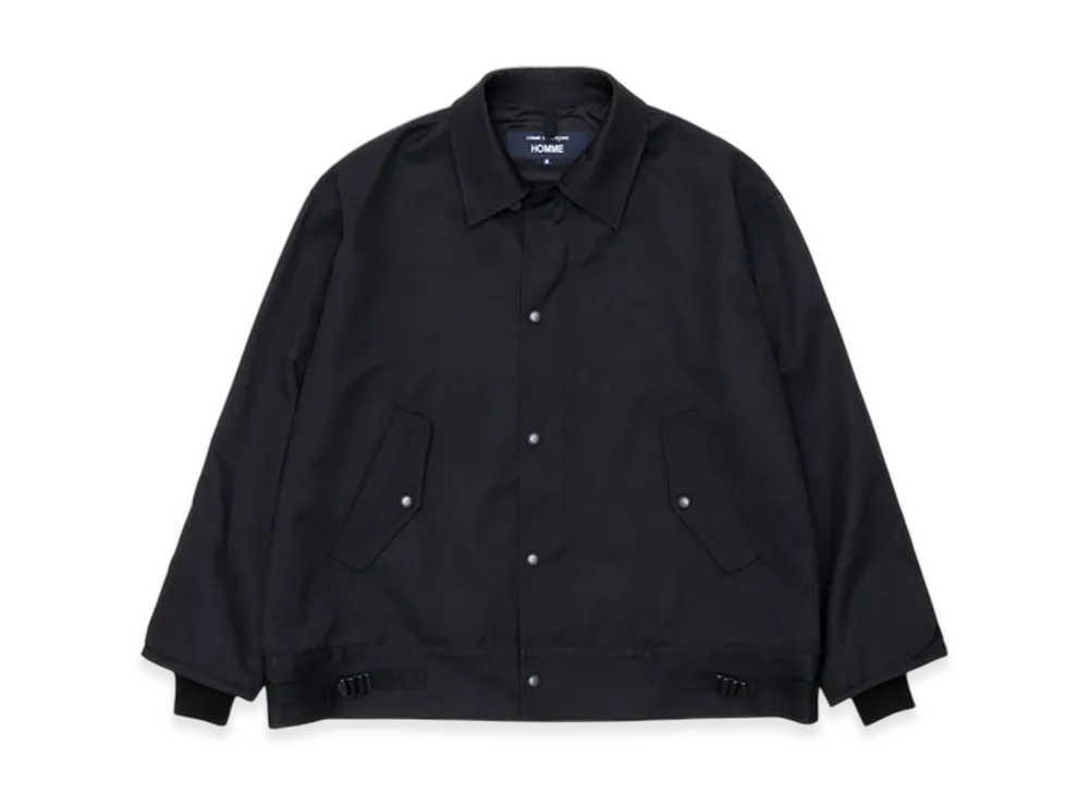 COMME des GARCONS HOMME Wool Polyester Twill "Black"