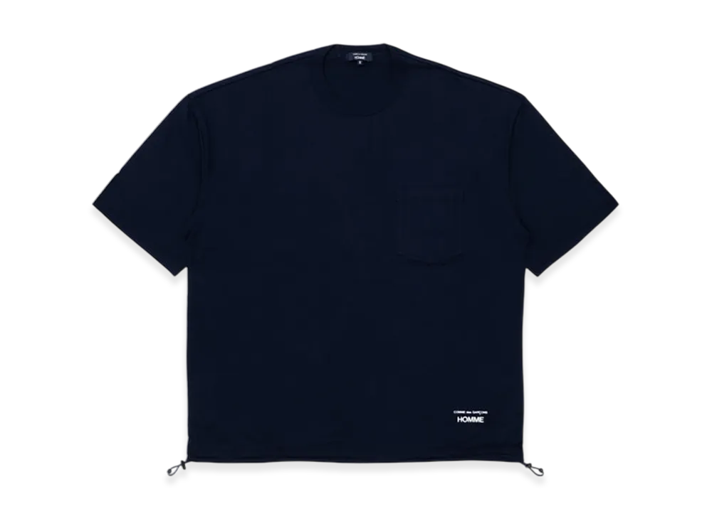 COMME des GARCONS HOMME Cotton Jerseygarment Print "Navy"