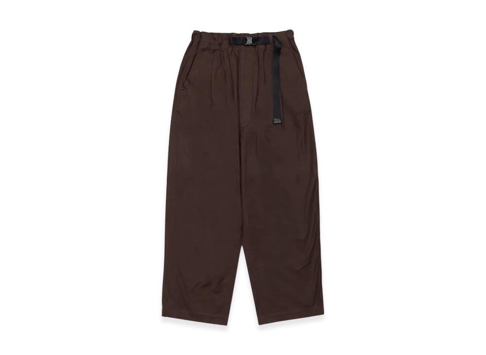 COMME des GARCONS HOMME Cotton Twill Nidom Processing "Dark Brown"