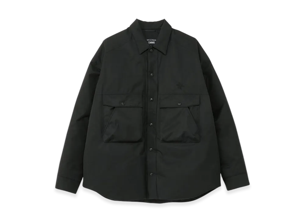 COMME des GARCONS HOMME x Goldwin WINDSTOPPER 3-Dimensional Down Shirt "Black"