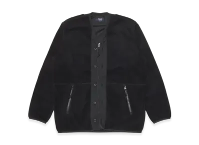 COMME des GARCONS HOMME Polyester Boa X Polyester Taffeta "Black"