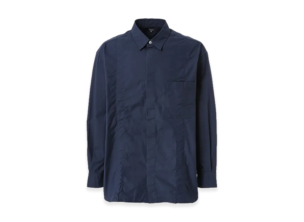 COMME des GARCONS HOMME Cotton Oxford Garment-Washed Shirts "Navy"