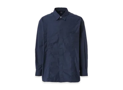 COMME des GARCONS HOMME Cotton Oxford Garment-Washed Shirts "Navy"