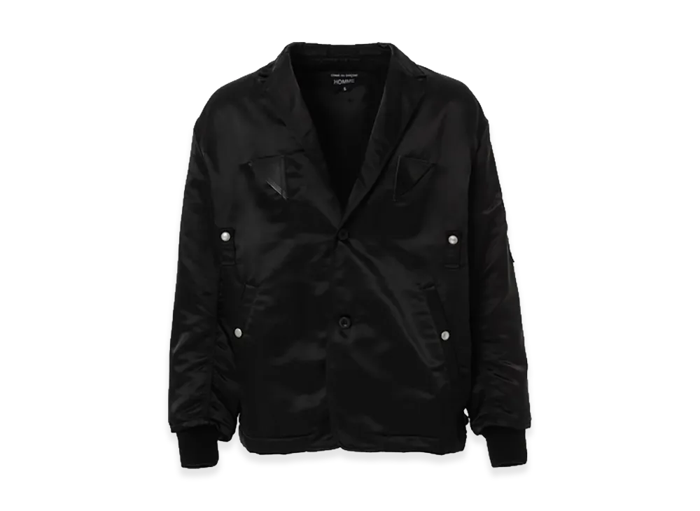 COMME des GARCONS HOMME W Twill Military Tailored Jacket "Black"