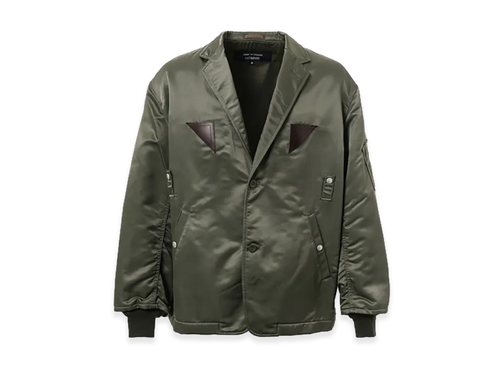 COMME des GARCONS HOMME W Twill Military Tailored Jacket "Khaki"