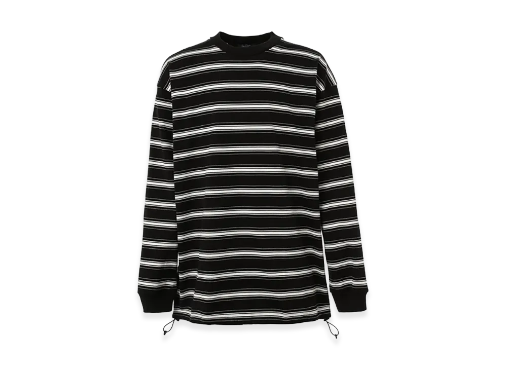 COMME des GARCONS HOMME Cotton Border T-Shirt Spindle "Black"