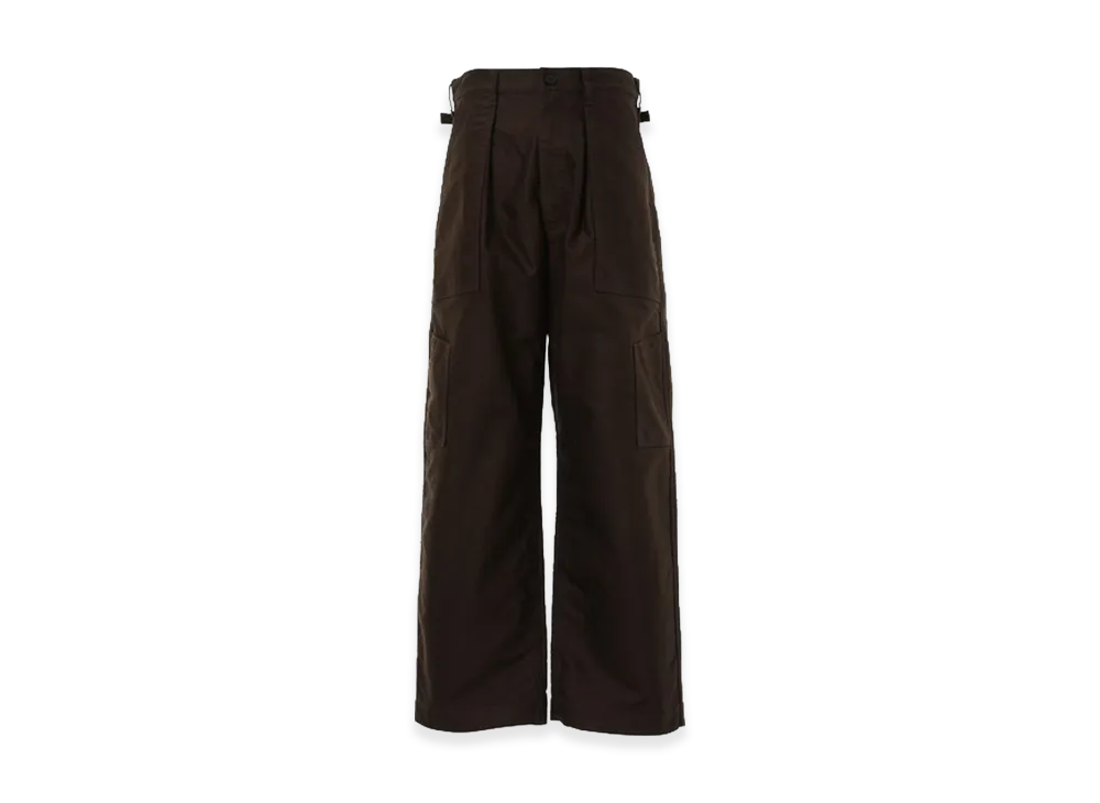 COMME des GARCONS HOMME Cotton Mole Skin Cloth Pants "Brown"