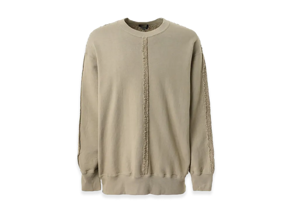 COMME des GARCONS HOMME Cotton Garment Dye Sweatshirt "Sand Beige"
