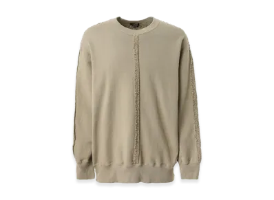 COMME des GARCONS HOMME Cotton Garment Dye Sweatshirt "Sand Beige"