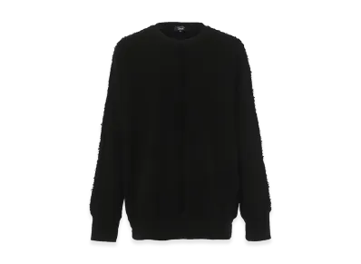 COMME des GARCONS HOMME Cotton Garment Dye Sweatshirt "Black"