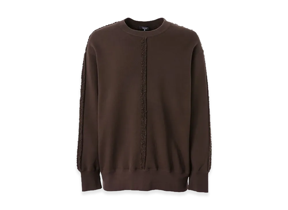 COMME des GARCONS HOMME Cotton Garment Dye Sweatshirt "Brown"