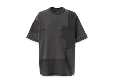 COMME des GARCONS HOMME Cotton Mix-Patchworked T-Shirts "Charcoal Gray"