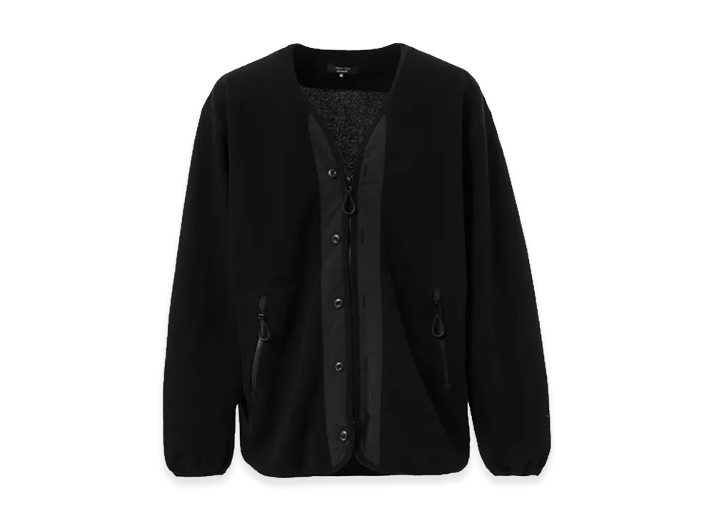 COMME des GARCONS HOMME Cotton Military Liner Cardigan "Black"