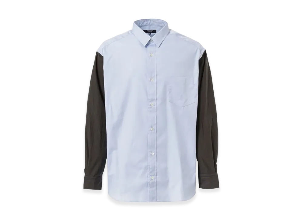 COMME des GARCONS HOMME Cotton Oxford Shirts "Sax Blue"