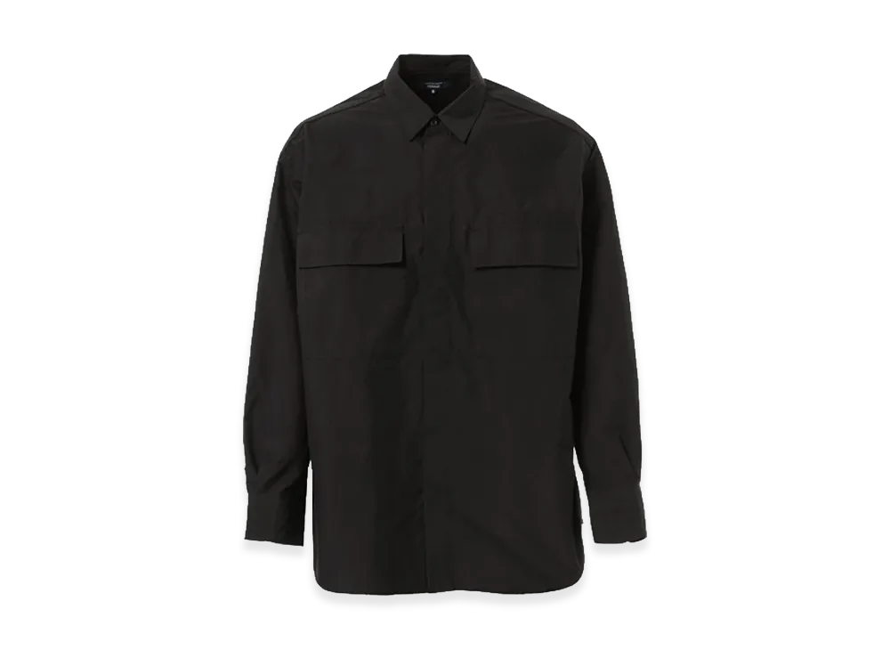 COMME des GARCONS HOMME Cotton Nylon Shirts "Black"