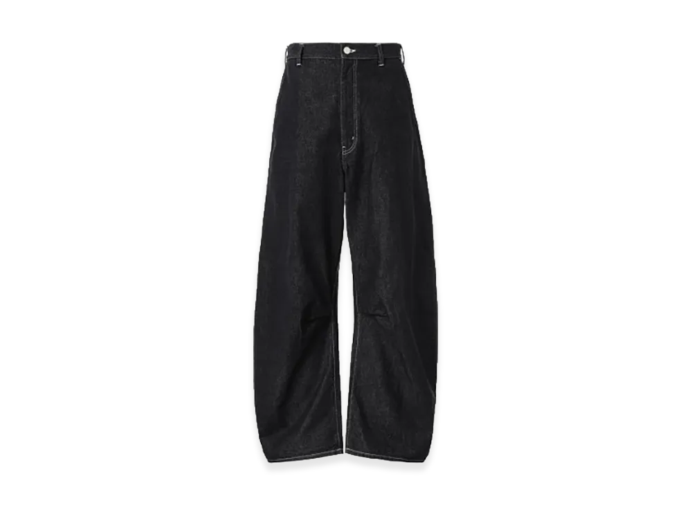 COMME des GARCONS HOMME Cotton Denim Curve Pants "Indigo Blue"