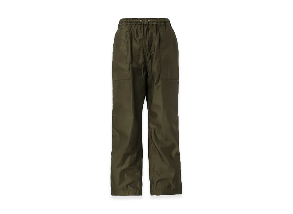 COMME des GARCONS HOMME Cotton Satin Easy Pants "Khaki"