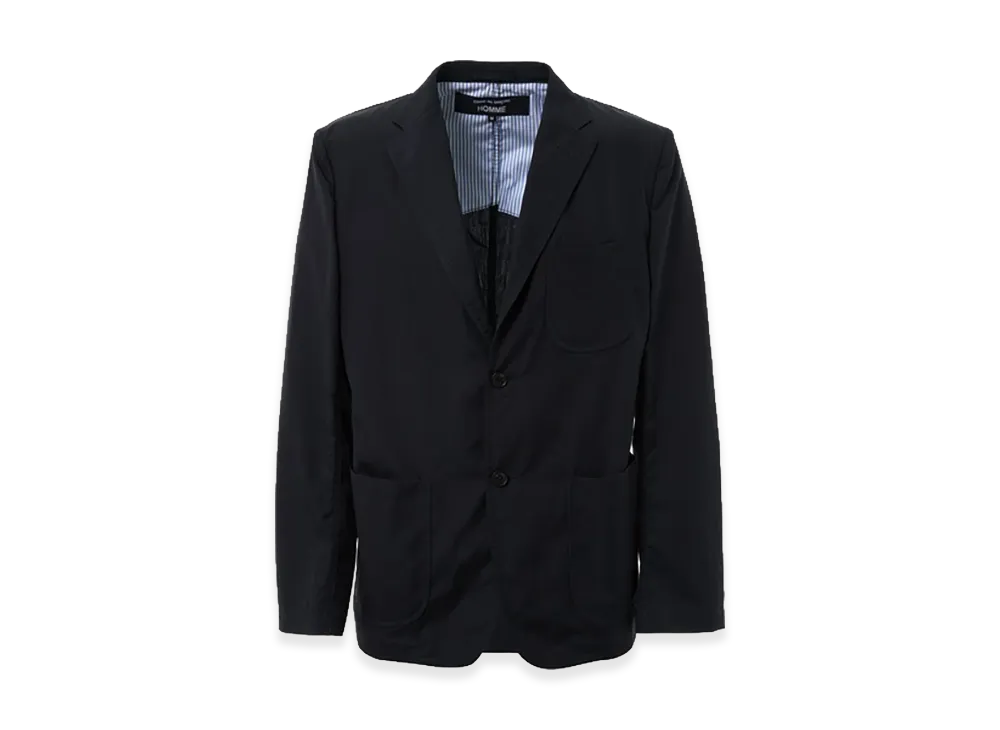 COMME des GARCONS HOMME Cotton Seam-Puckered Jacket "Navy"