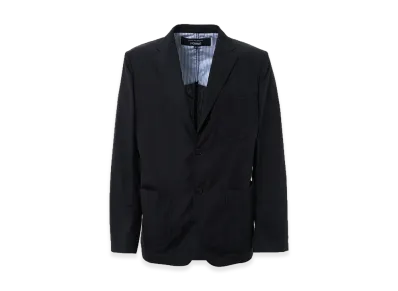 COMME des GARCONS HOMME Cotton Seam-Puckered Jacket "Navy"