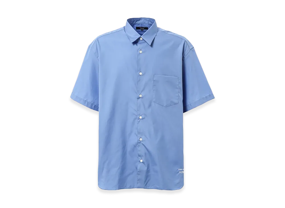 COMME des GARCONS HOMME Cotton Plain Logo Shirts "Sax Blue"