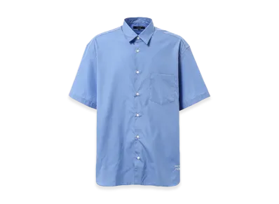 COMME des GARCONS HOMME Cotton Plain Logo Shirts "Sax Blue"