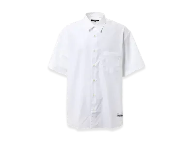 COMME des GARCONS HOMME Cotton Plain Logo Shirts "White"