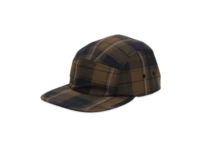 COMME des GARCONS HOMME Briefing W-Name Check Pattern Cap "Brown"