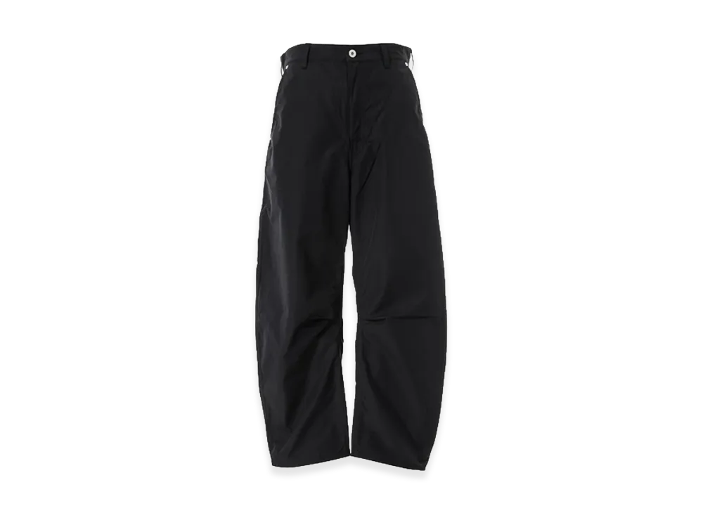 COMME des GARCONS HOMME Cotton Popplin Baggy Pants "Black"