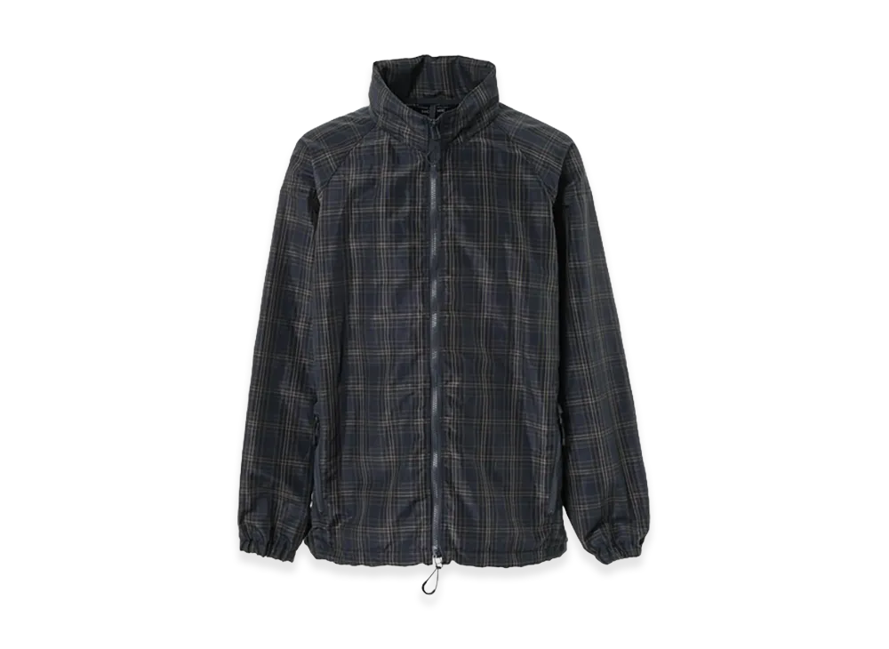 COMME des GARCONS HOMME Polyester Check Pattern Mountain Parka Jacket "Navy"