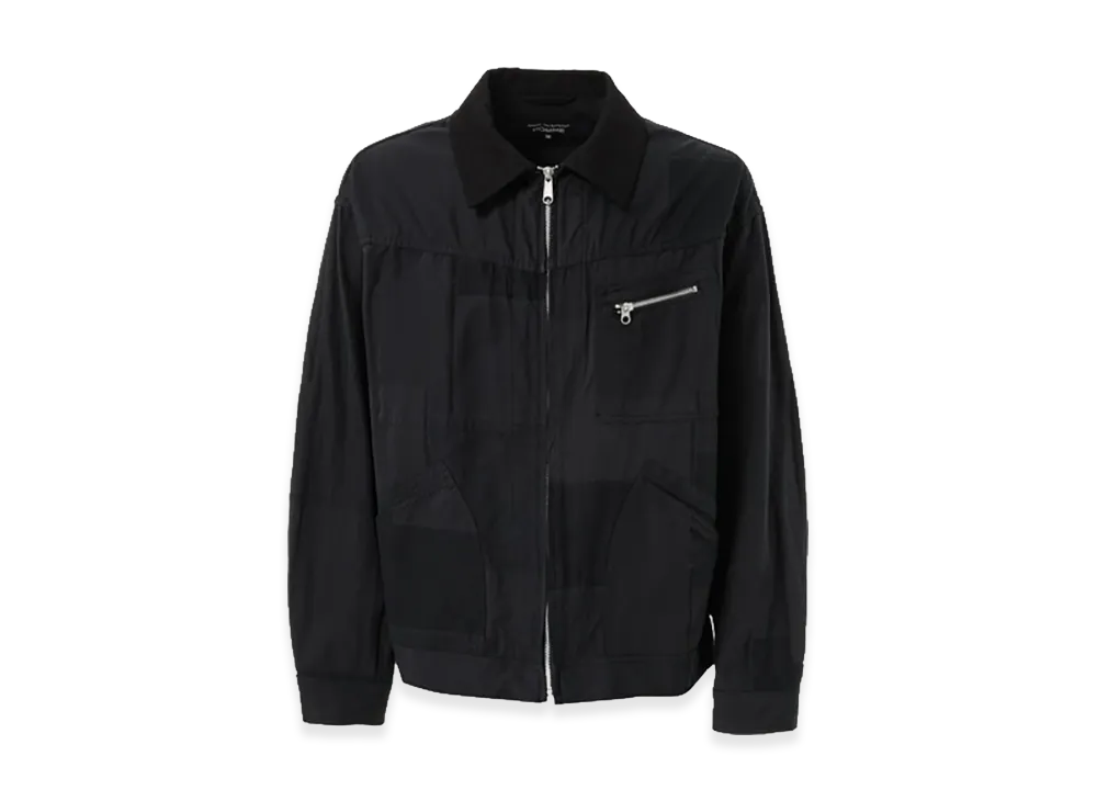 COMME des GARCONS HOMME Cotton Ester Zip Up Jacket "Black"