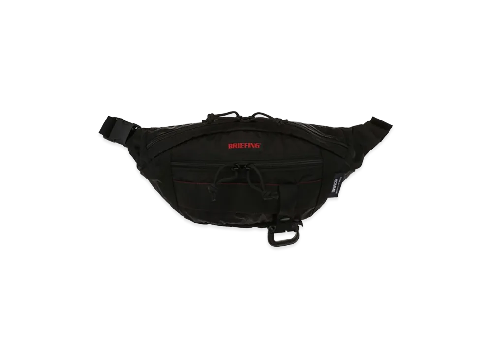 COMME des GARCONS HOMME Briefing W-Name Nylon Lipstop Bag "Black"