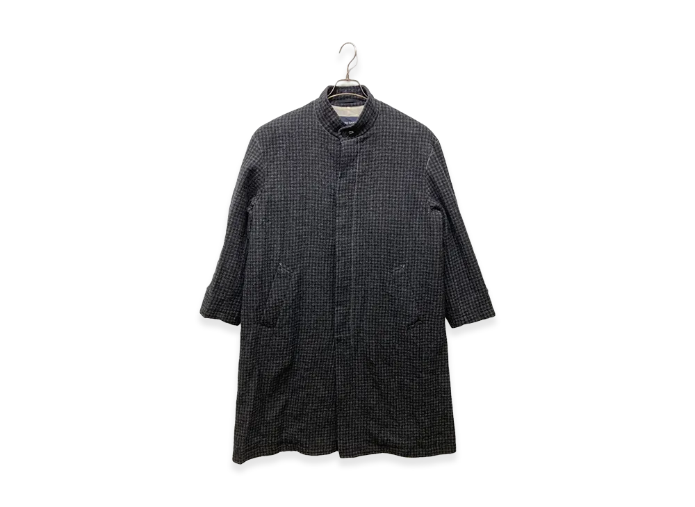 COMME des GARCONS HOMME Milled Wool Coat "Black"