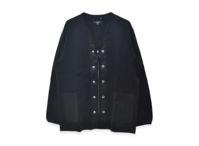 COMME des GARCONS HOMME Military Liner Long Sleeve Cardigan "Black"