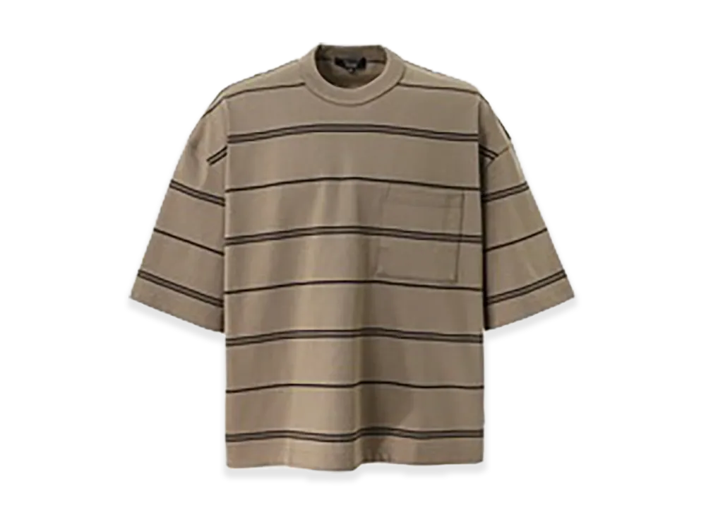 COMME des GARCONS HOMME Cotton Border Pocket Tee "Beige"