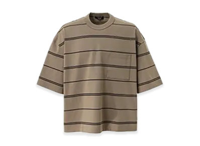 COMME des GARCONS HOMME Cotton Border Pocket Tee "Beige"