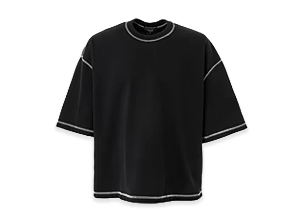 COMME des GARCONS HOMME Cotton Plain Tee "Black"