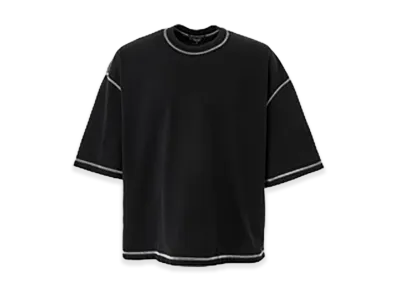 COMME des GARCONS HOMME Cotton Plain Tee "Black"