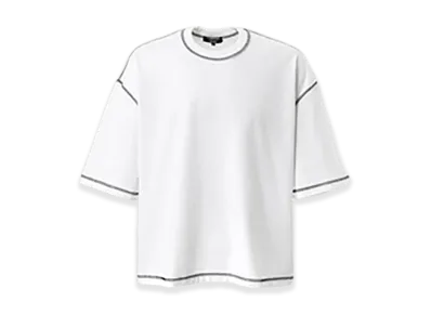 COMME des GARCONS HOMME Cotton Plain Tee "White"