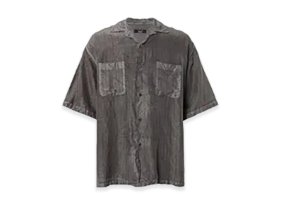 COMME des GARCONS HOMME Cupra Stripe Half Sleeve Shirt "Gray"