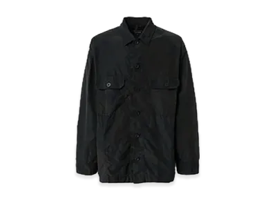 COMME des GARCONS HOMME Nylon Grosgrain Military Jacket "Navy"