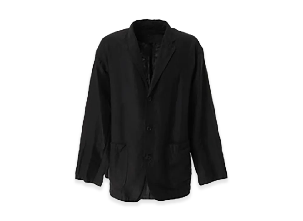 COMME des GARCONS HOMME Estel Linen Garment Dye Jacket "Black"