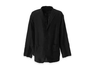 COMME des GARCONS HOMME Estel Linen Garment Dye Jacket "Black"