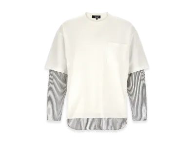 COMME des GARCONS HOMME Shirt Insert T-Shirt "White"
