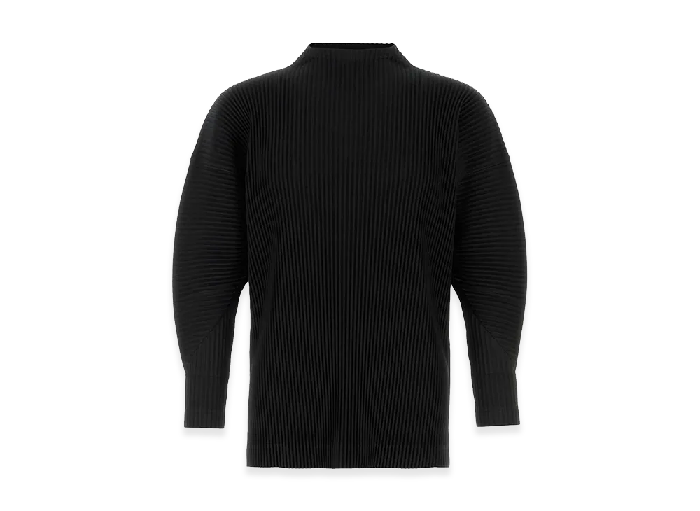 COMME des GARCONS HOMME Polyester Long Sleeve T-Shirt "Black"