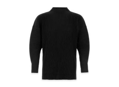 COMME des GARCONS HOMME Polyester Long Sleeve T-Shirt "Black"