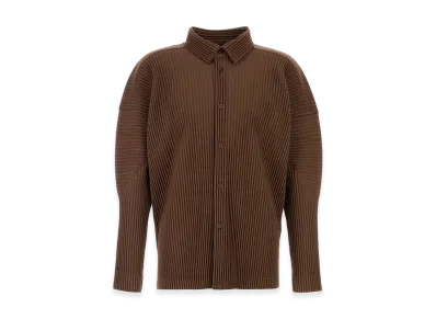 COMME des GARCONS HOMME Polyester Shirt "Brown"