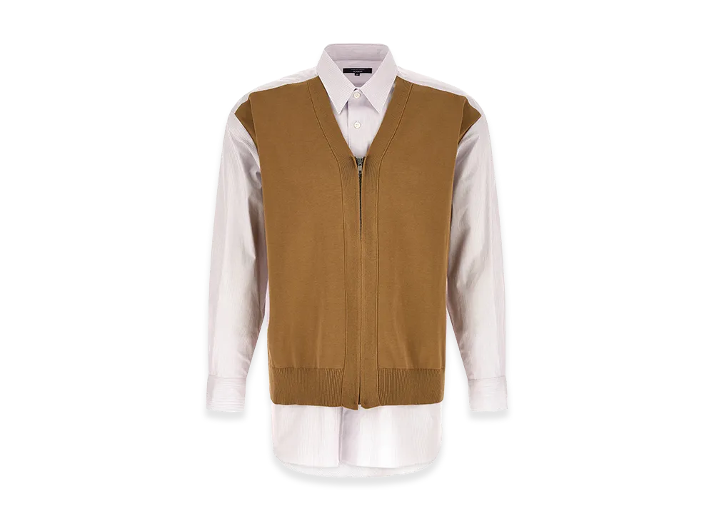 COMME des GARCONS HOMME Cardigan Insert Shirt "Multicolor"