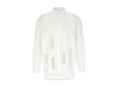 COMME des GARCONS HOMME Geometric Cut-Out Shirt "White"